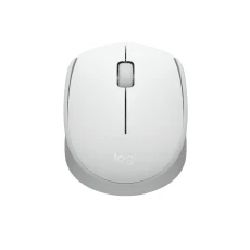 La Logitech M171 est une souris sans fil blanche, simple et fiable, offrant une autonomie prolongée de 12 mois, une connectivité RF 2,4 GHz et une portée de 10 mètres.